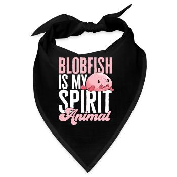 Blobfisch - Bandana - Schwarz - Vorne