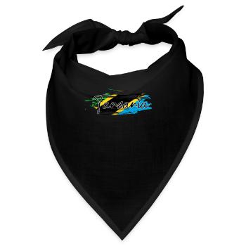 Tansania - Bandana - Schwarz - Vorne
