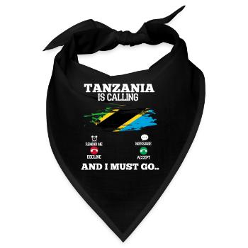 Tansania - Bandana - Schwarz - Vorne