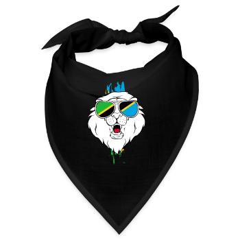 Tansania - Bandana - Schwarz - Vorne