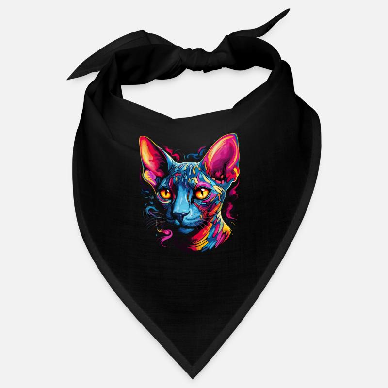 sphynx cat - Bandana - Schwarz