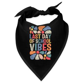 Letzter Schultag Shirt, Letzter Schultag - Bandana - Schwarz - Vorne