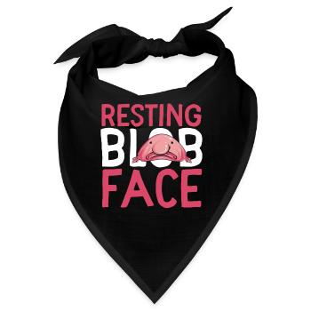 Blobfisch - Bandana - Schwarz - Vorne