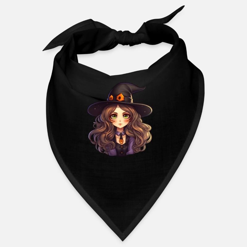 Sorcière mignonne Halloween Bandana