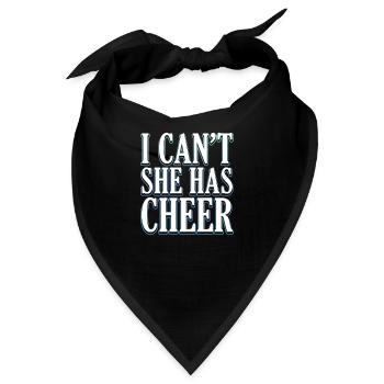 Cheerleader - Bandana - Schwarz - Vorne