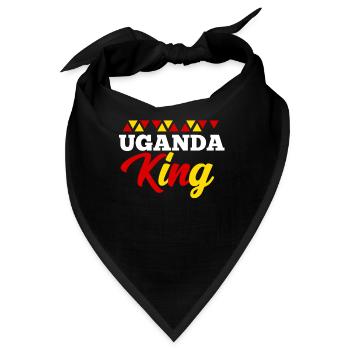 Uganda - Bandana - Schwarz - Vorne