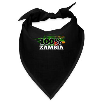 Sambia - Bandana - Schwarz - Vorne