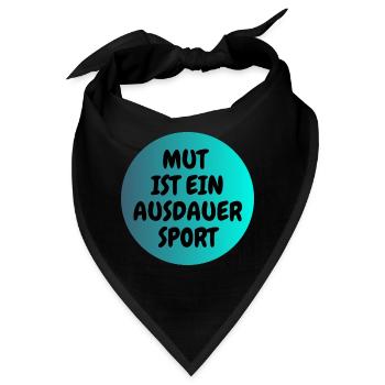 MUT 1 - Bandana - Schwarz - Vorne
