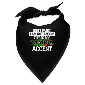 Sambia - Bandana - Schwarz - Vorne