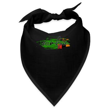 Sambia - Bandana - Schwarz - Vorne