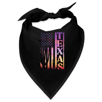 Texas - Bandana - Schwarz - Vorne