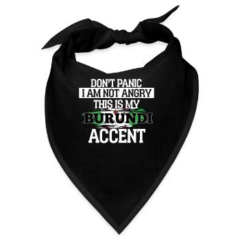 Burundi - Bandana - Schwarz - Vorne