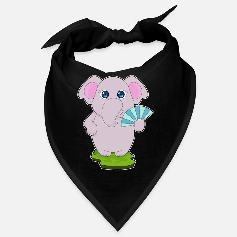 Éventail de main d’éléphant Bandana