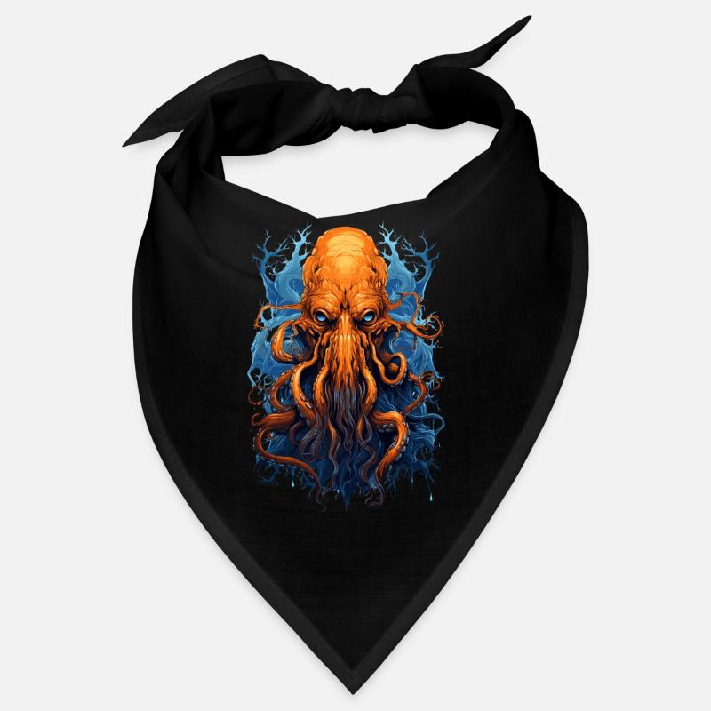 Skull Octopus Squid Animal Creature Bandana