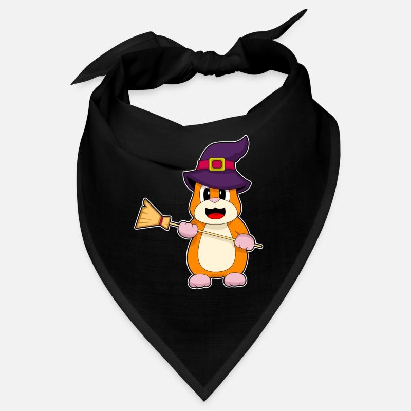 Hamster Witch Broom Bandana