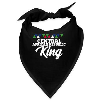 Zentral Afrikanische Republik - Bandana - Schwarz - Vorne