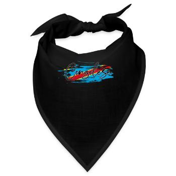 Kongo - Bandana - Schwarz - Vorne