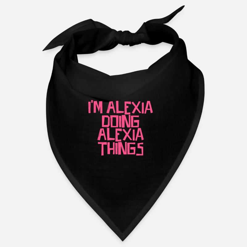 I'm Alexia doing Alexia things Bandana