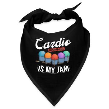 Cardio Drumming Fitnessstudio Fitnesskurs Workout - Bandana - Schwarz - Vorne