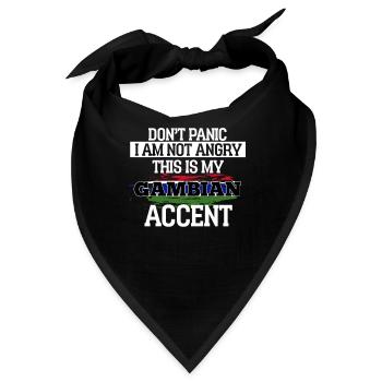 Guinea Bissau - Bandana - Schwarz - Vorne