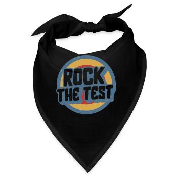 Test Day Shirt, Rock The Test T-Shirt, Test Do Not - Bandana - Schwarz - Vorne