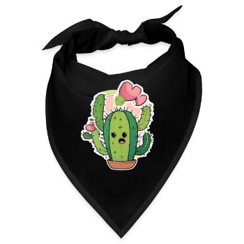 Kaktus Baby Kaktus Kakteen Kaktus Pflanze - Bandana - Schwarz - Vorne