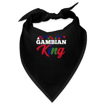 Gambia - Bandana - Schwarz - Vorne