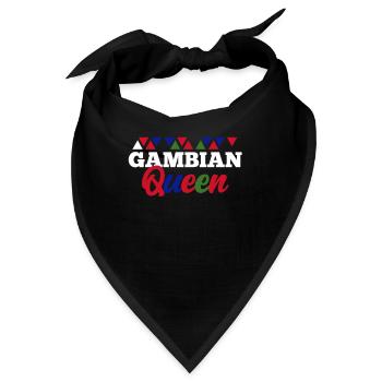 Gambia - Bandana - Schwarz - Vorne