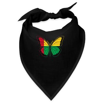 Guinea Bissau - Bandana - Schwarz - Vorne