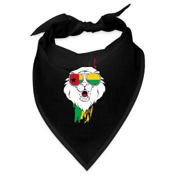 Guinea Bissau - Bandana - Schwarz - Vorne