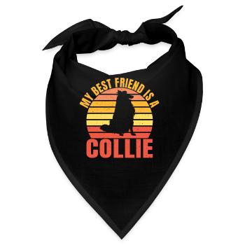 Collie Gifts - Bandana - Schwarz - Vorne