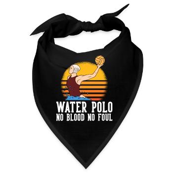Water Polo No Blood No Foul - Bandana - Schwarz - Vorne