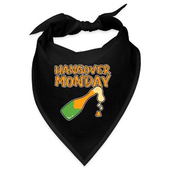 Hangover Monday 2 - Bandana - Schwarz - Vorne