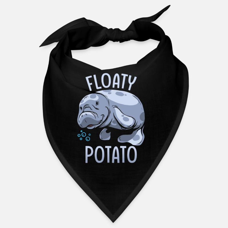 Manatee Floaty Potato Geschenk Bandana
