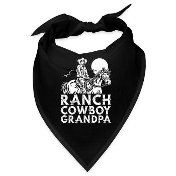 Rodeo Cowboy Ranch Cowboy - Bandana - Schwarz - Vorne