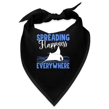 Mantarochen Verbreiten Flappiness Mantarochen - Bandana - Schwarz - Vorne