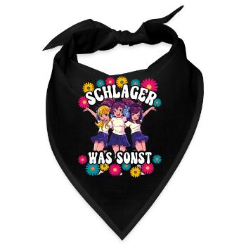 Schlager - Bandana - Schwarz - Vorne