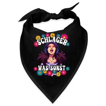 Schlager - Bandana - Schwarz - Vorne