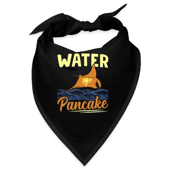 Mantarochen Wasser Pfannkuchen Mantarochen - Bandana - Schwarz - Vorne