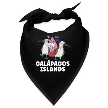 Blaufußtölpel Blue-footed Booby Seevogel - Bandana - Schwarz - Vorne