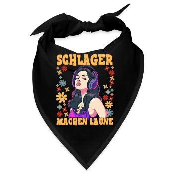 Schlager - Bandana - Schwarz - Vorne