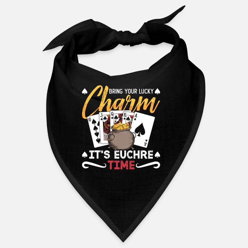 Euchre Bring Your Lucky Charm It's Board Game Bandana