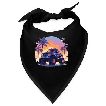 Monstertruck - Bandana - Schwarz - Vorne