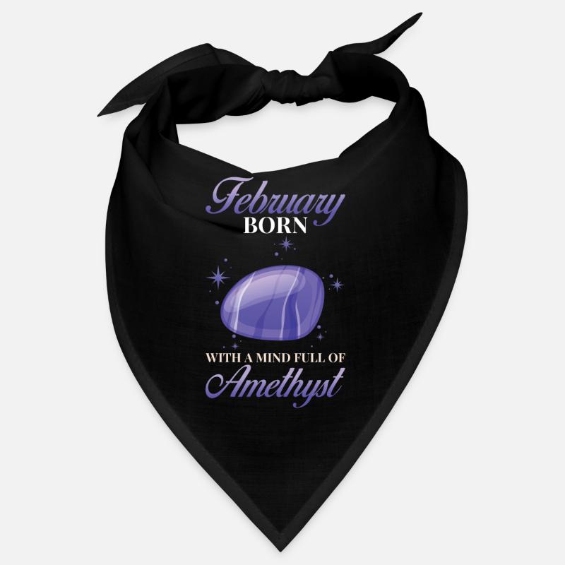 Birthstone February Amethyst Bandana