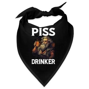 Piss Drinker 37 - Bandana - Schwarz - Vorne