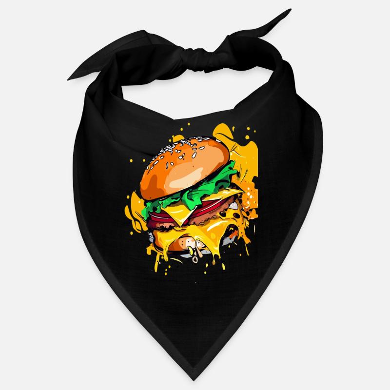 Extra Cheese Burger Cheeseburge Bandana