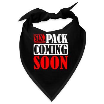 Six Pack Coming Soon 59 - Bandana - Schwarz - Vorne