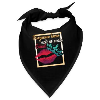 Prinzessin Kuss - Bandana - Schwarz - Vorne
