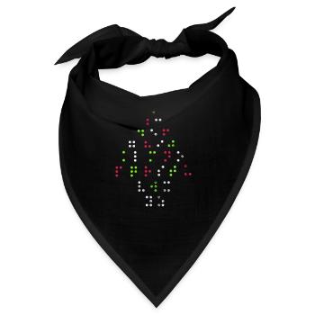 Braille - Bandana - Schwarz - Vorne