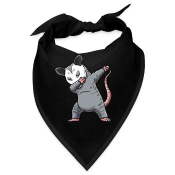 Dabbing Opossum Opossum - Bandana - Schwarz - Vorne
